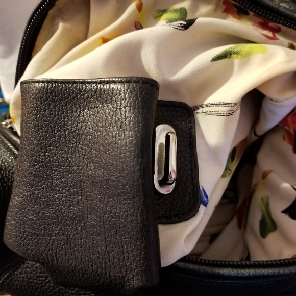 Chi Carlos Falchi hobo bag leather snakeskin black - Picture 7 of 8